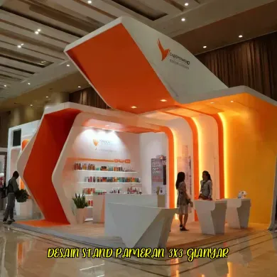 Desain Stand Pameran 3x3 Gianyar